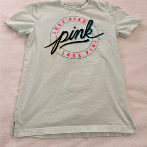 Victoria's Secret Pink T-Shirt - Light Green